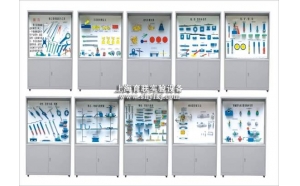 YL-617型《钳工工艺学》示教陈列柜