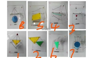 画法几何投影箱，三视图投影箱模型